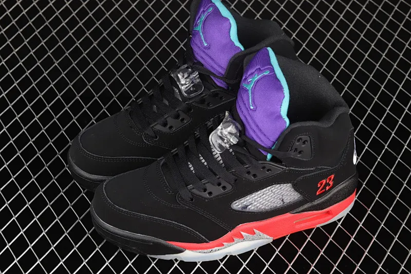 All categories Air Jordan Jordan series basketball shoes Air Jordan 5 G version Air Jordan 5 ''Top 3'' AJ5 Joe 5 grape purple black red CZ1786-001